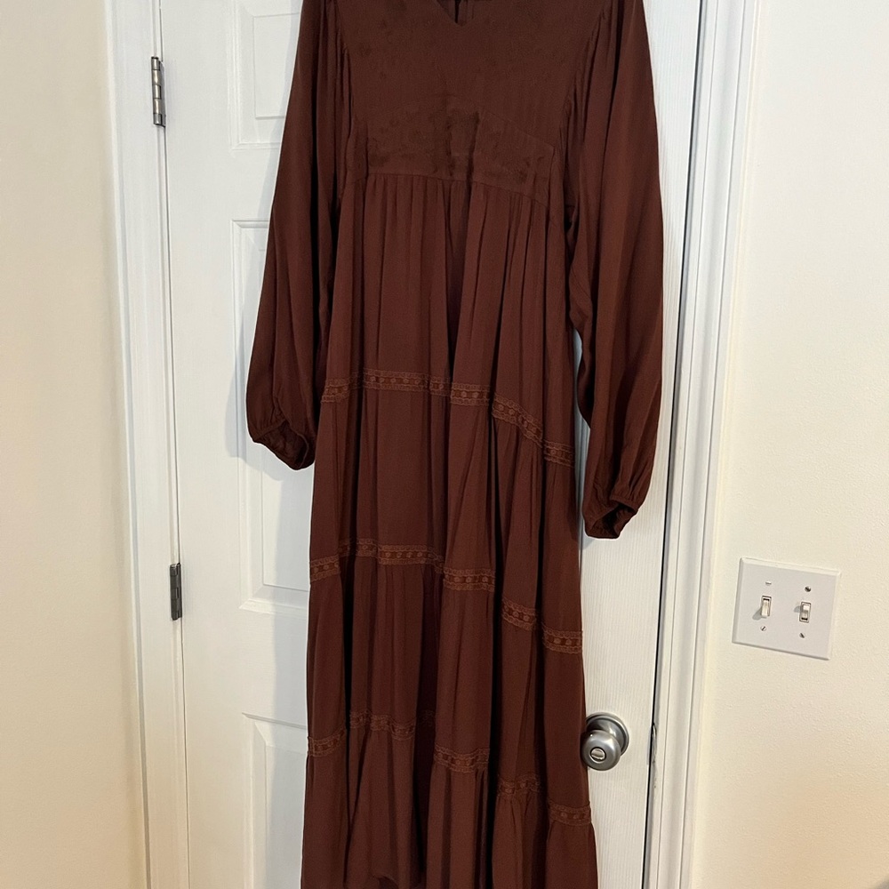 Bohme Brown Maxi Dress